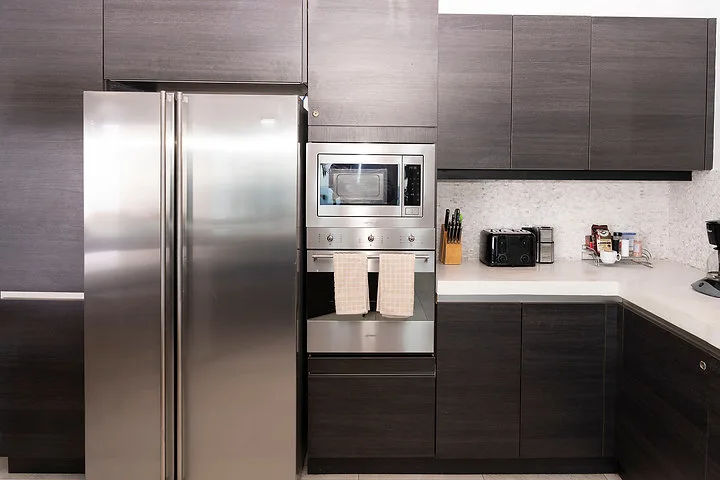 Villa Oasis | Private Garden and Ocean Views, 2-bedroom villa for sale in St Mary, Antigua & Barbuda - kitchen with stainless steel appliances