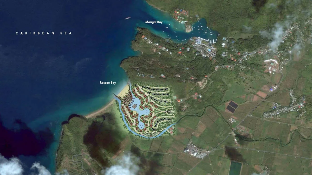Roseau Valley Development | 76 Acres of Beachfront Land in St Lucia, land for sale in Roseau, St Lucia - photograph 2
