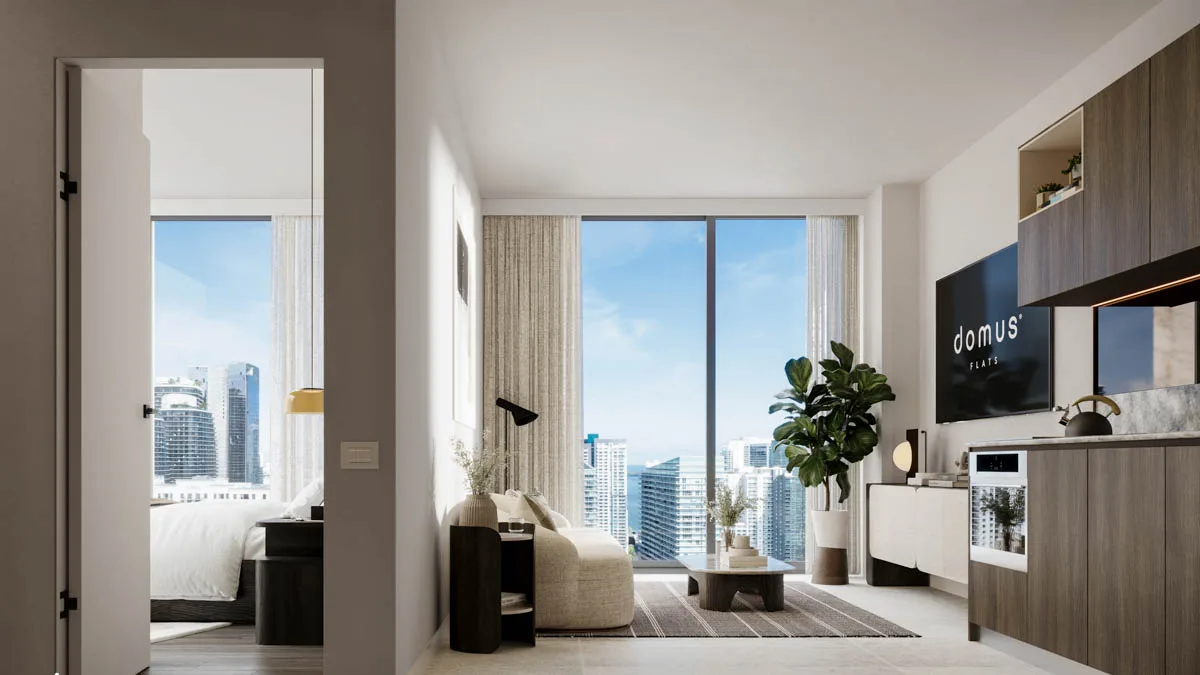 Domus Brickell Center | An Innovative Collection of Luxury FLATS in Miami, 1-bedroom apartment for sale in Florida, United States - photograph 9