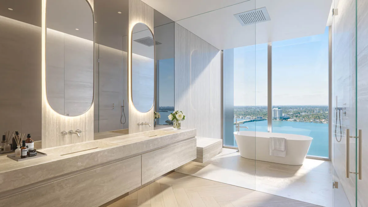 Pagani Residences | Corner-Only Luxurious Waterfront Apartments in North Bay Village, Miami, 2-bedroom apartment for sale in Florida, United States - photograph 13