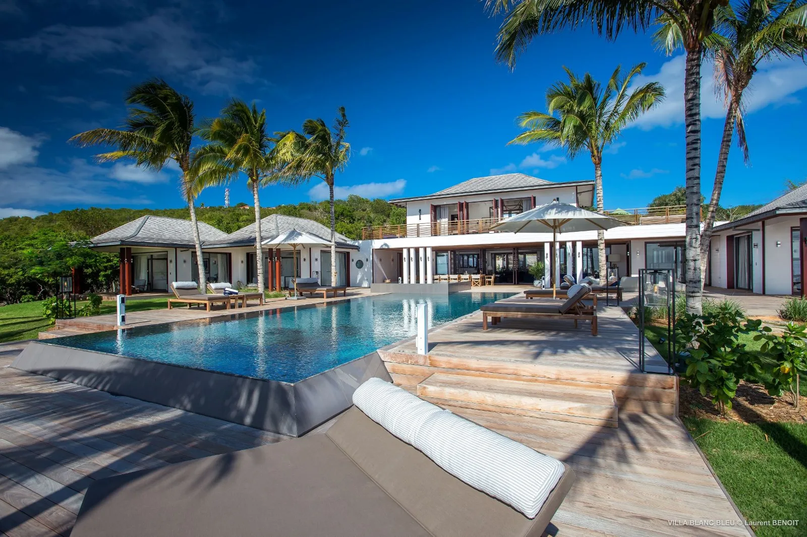 Maison Blanc Bleu - Gouverneur, 6-bedroom villa for rent in MAISON BLANC BLEU Gouverneur, St Barts - photograph 3