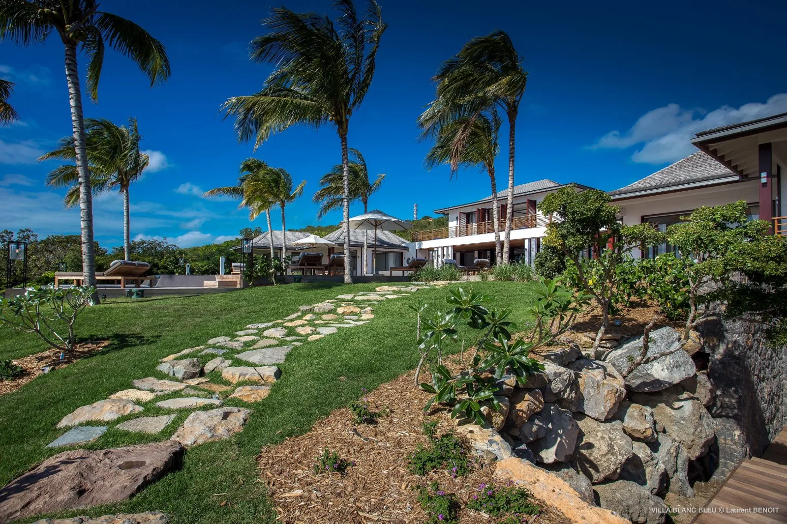Maison Blanc Bleu - Gouverneur, 6-bedroom villa for rent in MAISON BLANC BLEU Gouverneur, St Barts - photograph 4