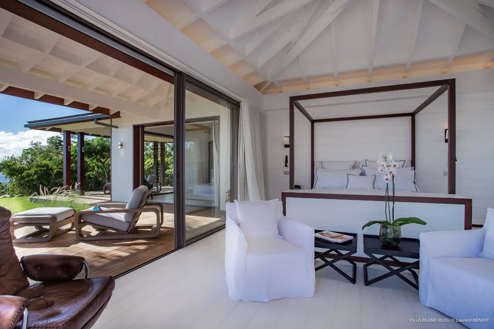 Maison Blanc Bleu - Gouverneur, 6-bedroom villa for rent in MAISON BLANC BLEU Gouverneur, St Barts - photograph 8