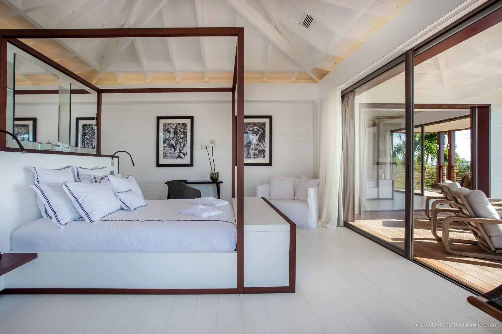Maison Blanc Bleu - Gouverneur, 6-bedroom villa for rent in MAISON BLANC BLEU Gouverneur, St Barts - photograph 10