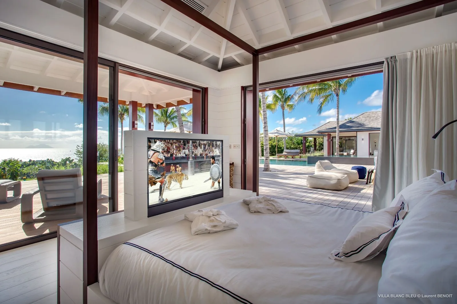 Maison Blanc Bleu - Gouverneur, 6-bedroom villa for rent in MAISON BLANC BLEU Gouverneur, St Barts - photograph 11