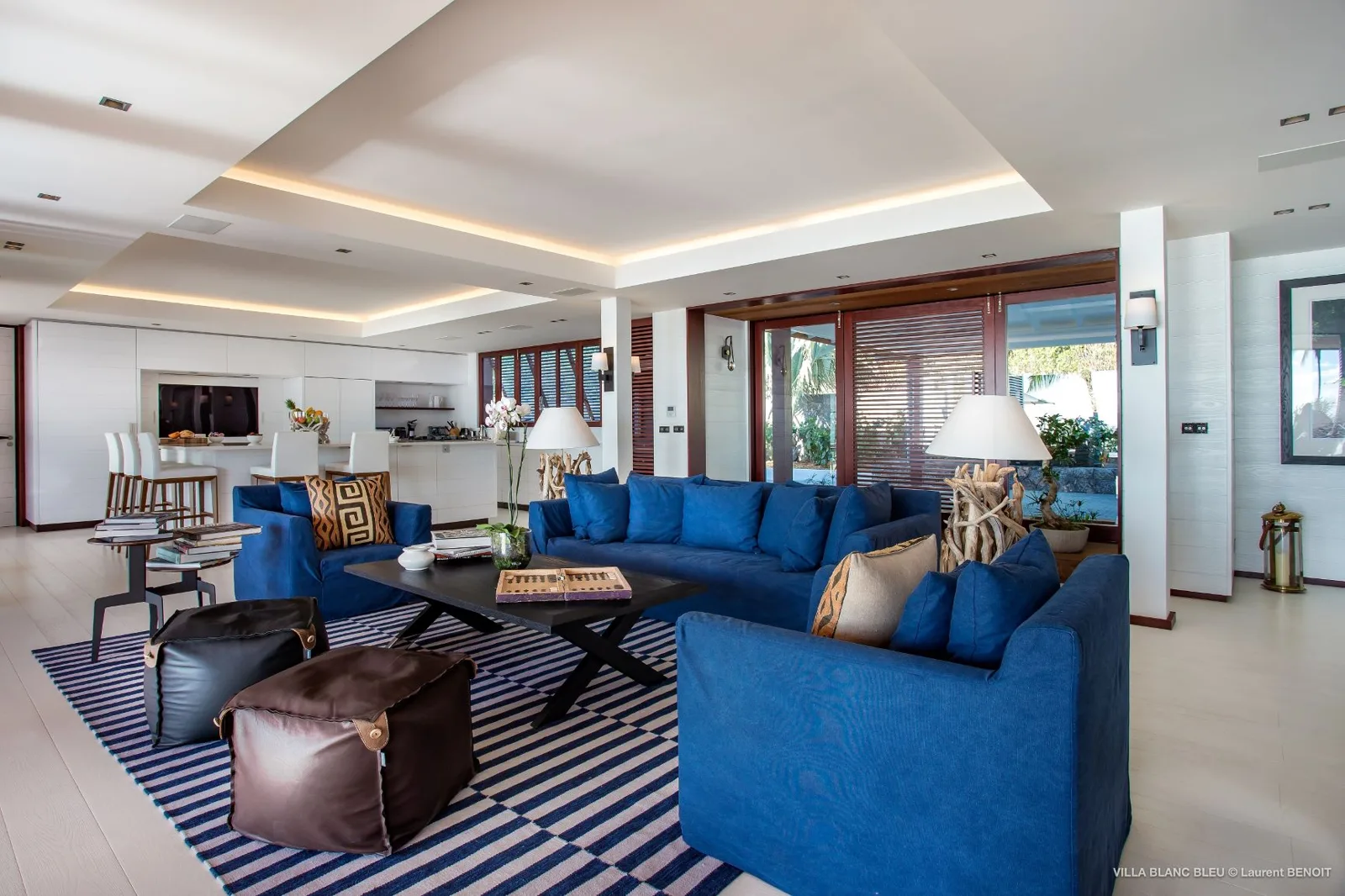 Maison Blanc Bleu - Gouverneur, 6-bedroom villa for rent in MAISON BLANC BLEU Gouverneur, St Barts - photograph 17