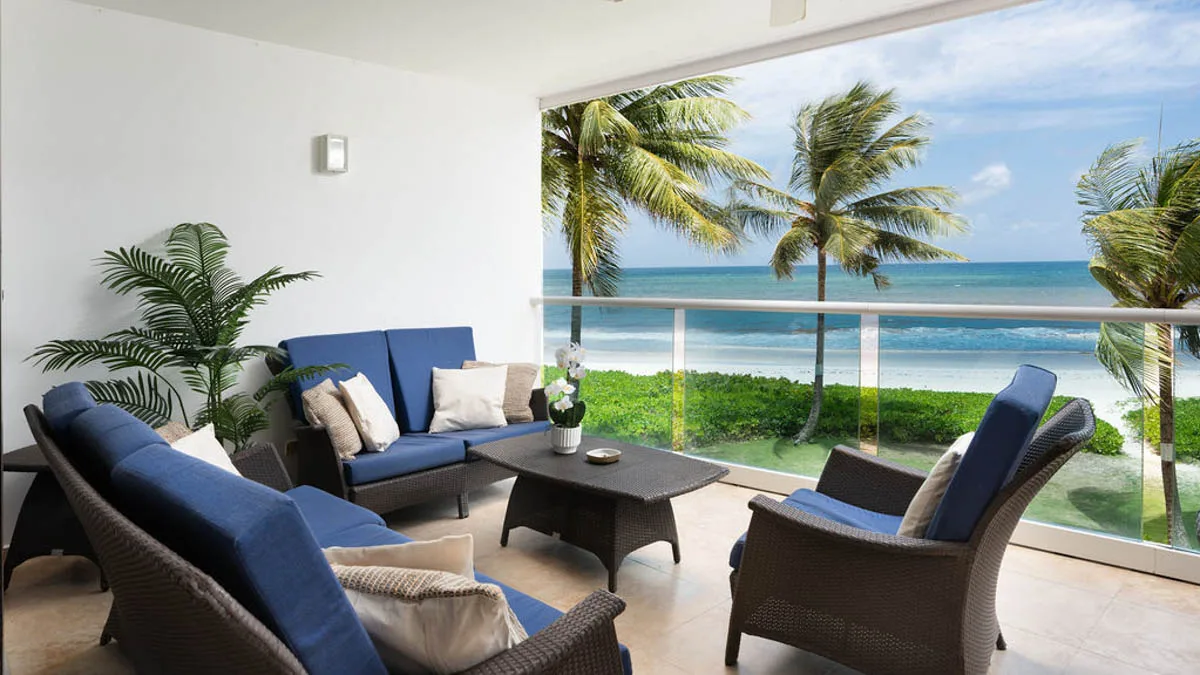Ocean One 203 | Comfortable Three-Bedroom Beachfront Residence, 3-bedroom apartment for sale in Christ Church, Barbados