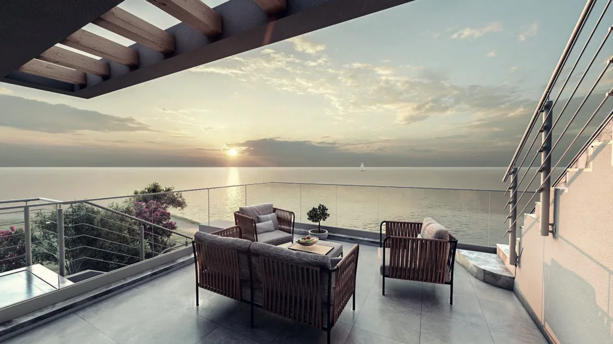 Poseidon | Front-Line Oceanfront Apartments in North Cyprus, 3-bedroom apartment for sale in Northern Cyprus, Cyprus
