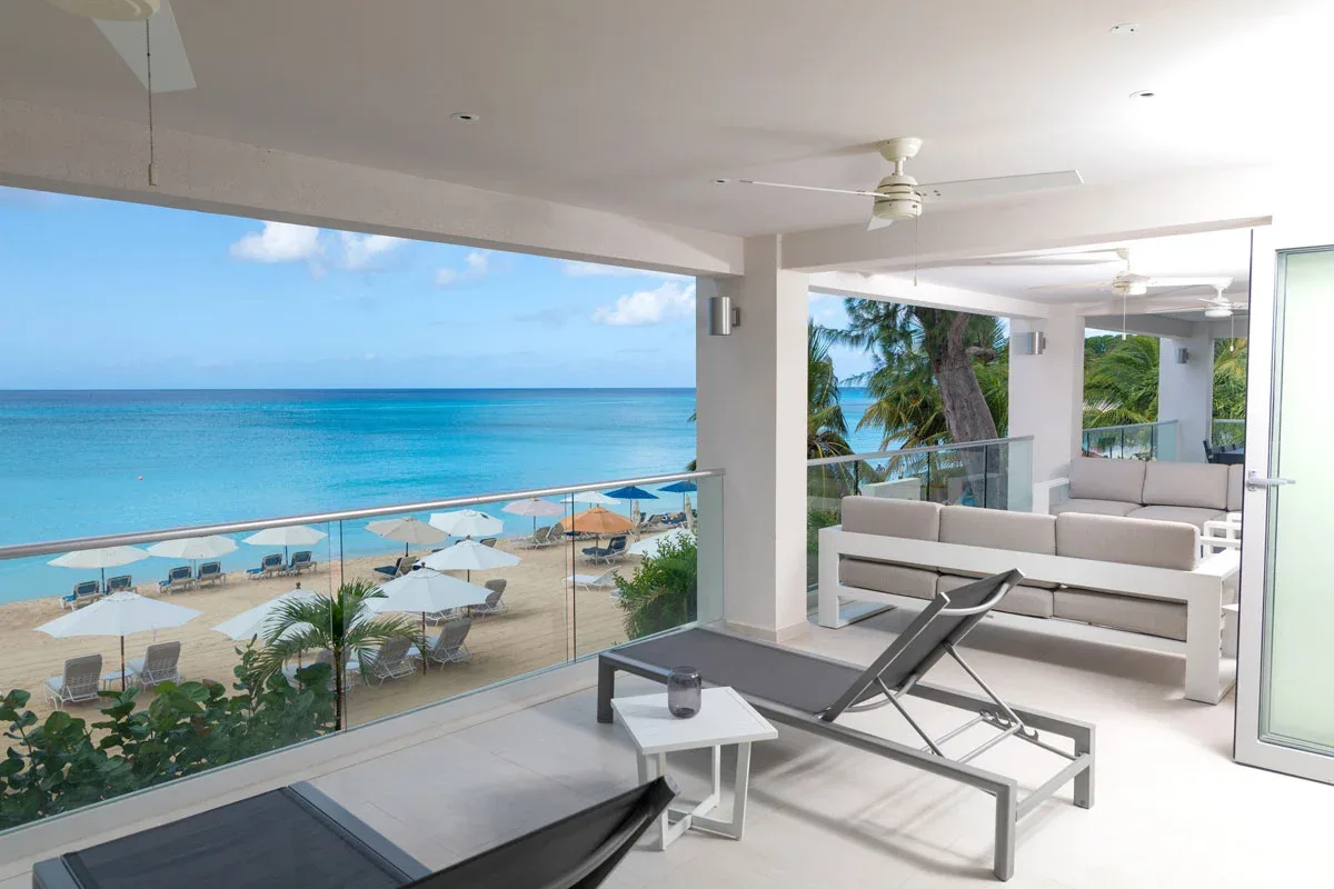 The One At The St James | Luxury Beachfront Apartment for Vacation Rental, 5-bedroom apartment for rent in St James, Barbados