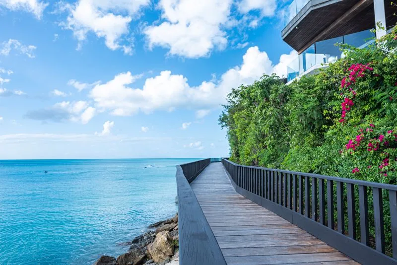 Sea Front Villa, 2-bedroom villa for rent in St Mary, Antigua & Barbuda - photograph 2