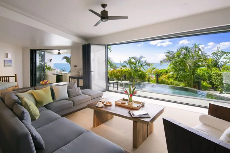Sea Front Villa, 2-bedroom villa for rent in St Mary, Antigua & Barbuda - photograph 4